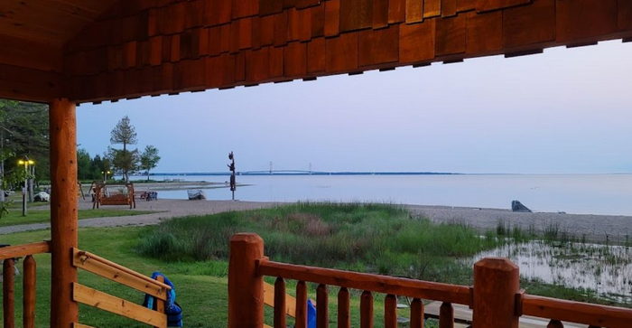 Mackinac Lakefront Cabins (Mackinac Motor Lodge Resort) - Cabin Rental (newer photo)